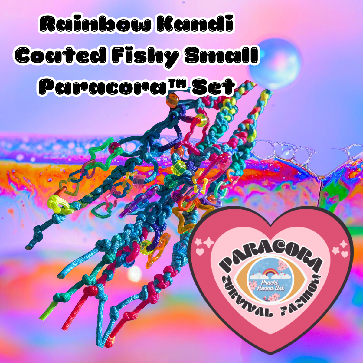 Rainbow Kandi Coated Fishy ParaCoraâ„¢ Small Set