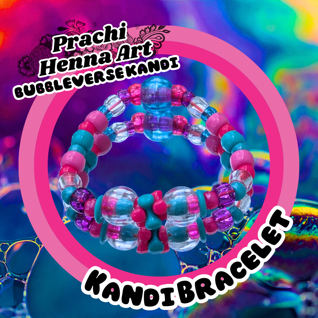Berry Bubbly Bubblverse™ Kandi Bracelet