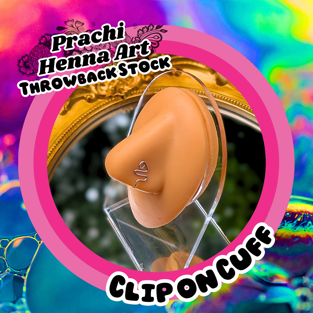 Squiggle Clip on Cuff